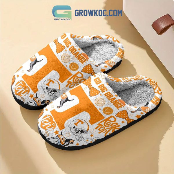 Tennessee Volunteers Go Big Orange Rocky Top House Slippers