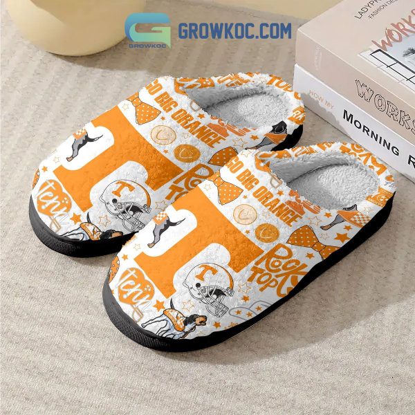 Tennessee Volunteers Go Big Orange Rocky Top House Slippers