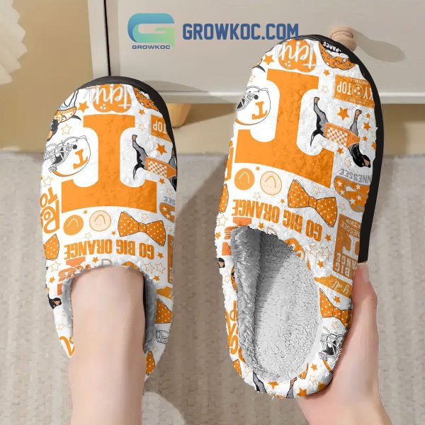 Tennessee Volunteers Go Big Orange Rocky Top House Slippers