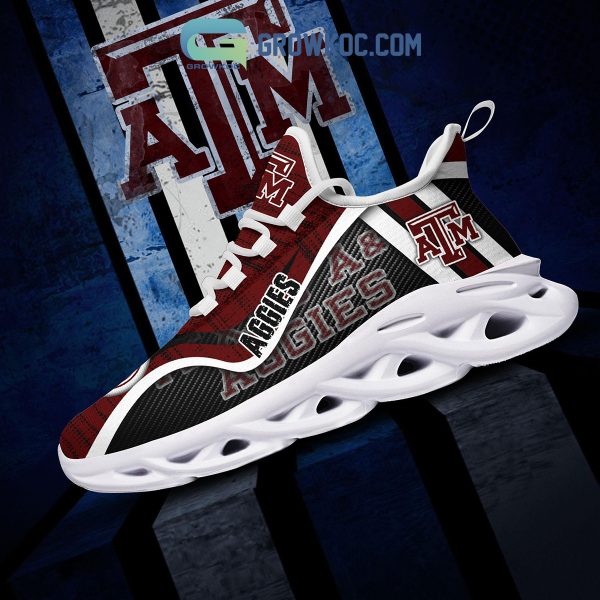 Texas A&M Aggies NCAA Clunky Sneakers Max Soul Shoes