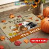 UCF Knights NCAA Fall Pumpkin Are You Ready For Some Football Personalized Doormat