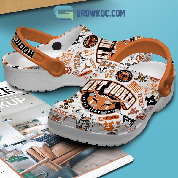 Texas Longhorns NCAA Get Hooked North Layton Junior High Clogs Crocs