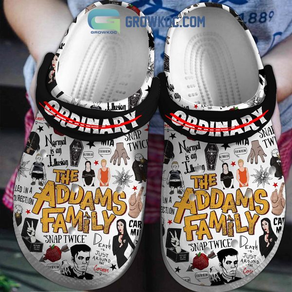 The Addams Family Ordinary Normal Is An Illusion Clogs Crocs