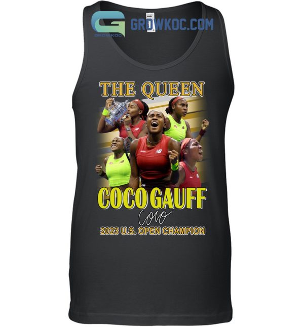 The Queen Coco Gauff 2023 US Open Champion Shirt Hoodie Sweater