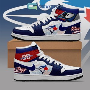 Toronto Blue Jays MLB Personalized Air Jordan 1 Shoes