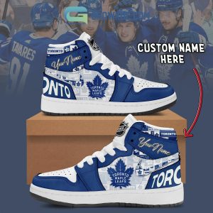 Toronto Maple Leafs NHL Personalized Air Jordan 1 Shoes
