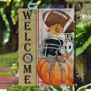 UCF Knights NCAA Welcome Fall Pumpkin House Garden Flag