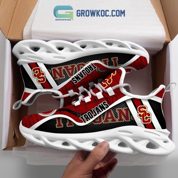 USC Trojans NCAA Clunky Sneakers Max Soul Shoes