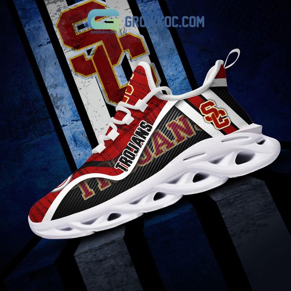 USC Trojans NCAA Clunky Sneakers Max Soul Shoes