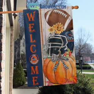 USTA Roadrunners NCAA Welcome Fall Pumpkin House Garden Flag