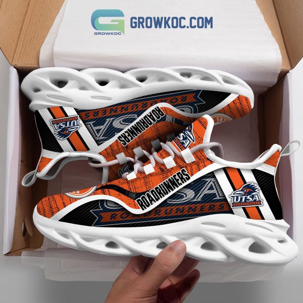 UTSA Roadrunners NCAA Clunky Sneakers Max Soul Shoes