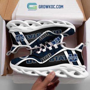 Utah State Aggies NCAA Clunky Sneakers Max Soul Shoes