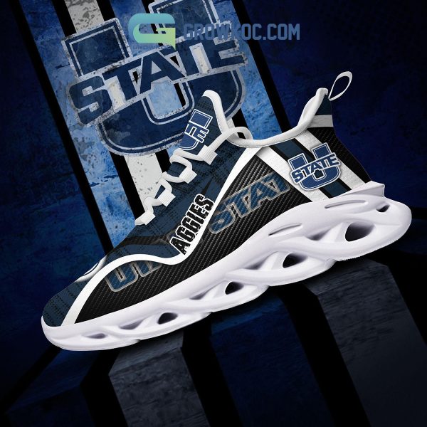 Utah State Aggies NCAA Clunky Sneakers Max Soul Shoes