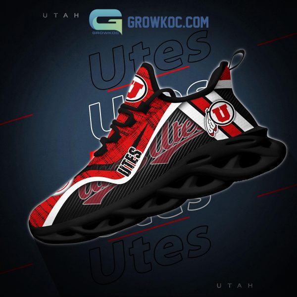 Utah Utes NCAA Clunky Sneakers Max Soul Shoes