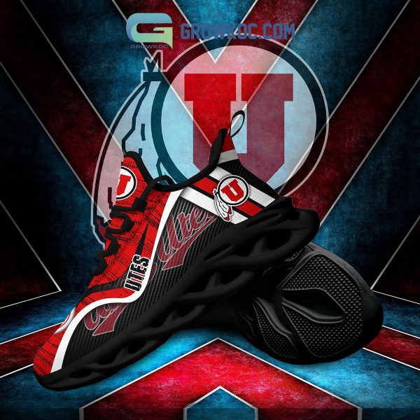 Utah Utes NCAA Clunky Sneakers Max Soul Shoes