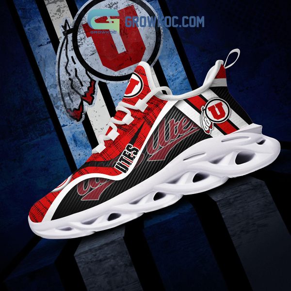 Utah Utes NCAA Clunky Sneakers Max Soul Shoes