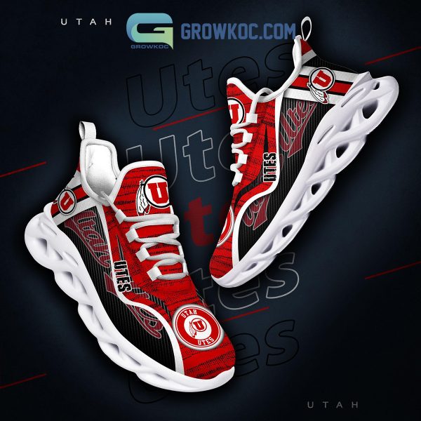 Utah Utes NCAA Clunky Sneakers Max Soul Shoes