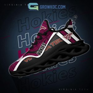 Virginia Tech Hokies NCAA Clunky Sneakers Max Soul Shoes