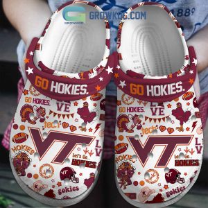 Virginia Tech Hokies NCAA Go Hokies Clogs Crocs