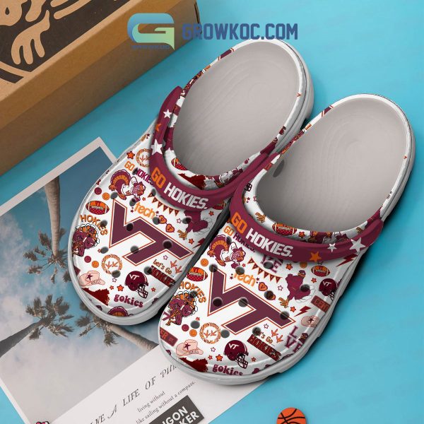 Virginia Tech Hokies NCAA Go Hokies Clogs Crocs