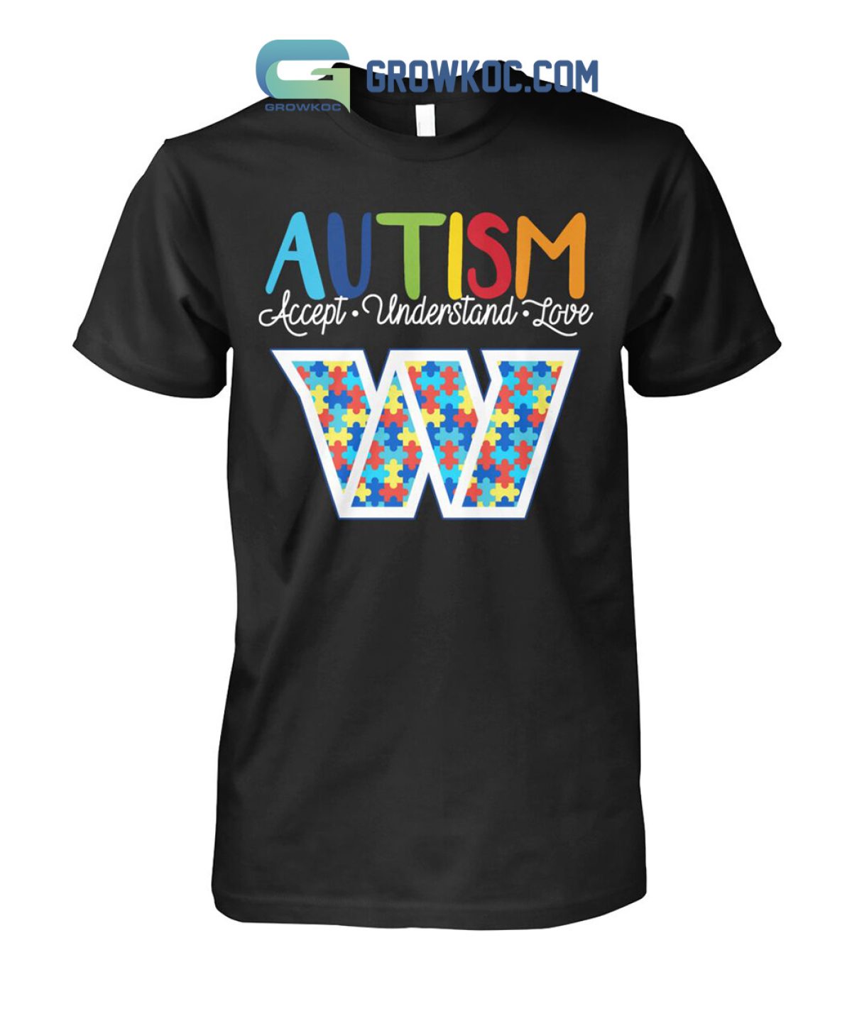 Washington Commanders Crucial Catch Intercept Autism T-shirt - REVER LAVIE