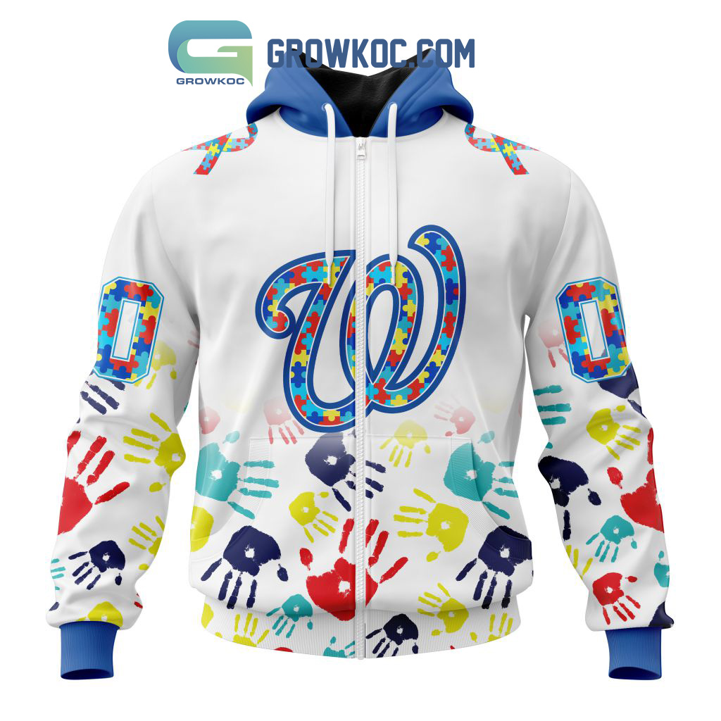 Washington Nationals MLB Fearless Against Autism Personalized