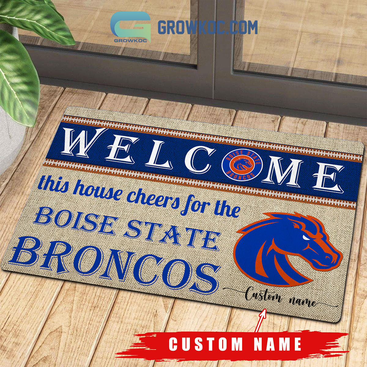 Denver Broncos NFL Welcome Fall Pumpkin Personalized House Garden Flag -  Growkoc