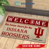 Welcome This House Cheers For The Iowa Hawkeyes NCAA Personalized Doormat