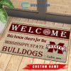 Welcome This House Cheers For The Michigan Wolverines NCAA Personalized Doormat