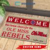 Welcome This House Cheers For The Oregon Ducks NCAA Personalized Doormat