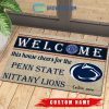 Welcome This House Cheers For The Oregon Ducks NCAA Personalized Doormat