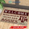 Welcome This House Cheers For The Texas Longhorns NCAA Personalized Doormat