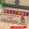 Welcome This House Cheers For The UCF Knights NCAA Personalized Doormat