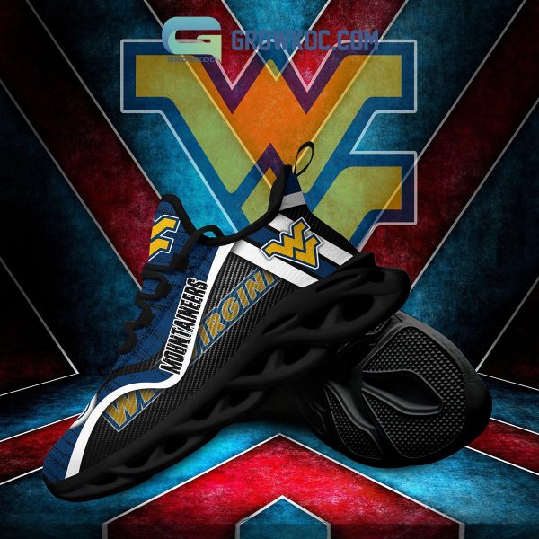 West Virginia Mountaineers NCAA Clunky Sneakers Max Soul Shoes