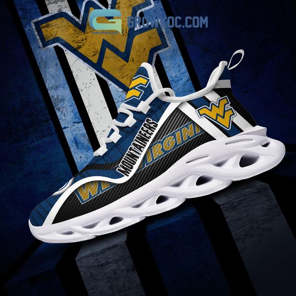 West Virginia Mountaineers NCAA Clunky Sneakers Max Soul Shoes