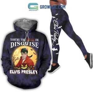 You’re The Devil In Disguise Elvis Presley Hoodie Leggings Set