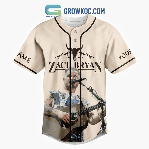 Zach Bryan I Remember Every Moment On The Nights With You Personalized Baseball Jersey