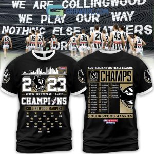 2023 AFL Champions Collingwood Magpies Hoodie T Shirt