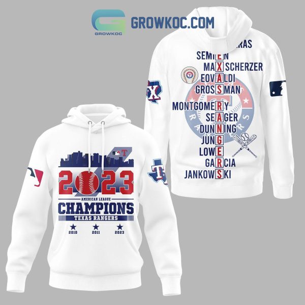 2023 American League Champions Texas Rangers Hoodie T Shirt