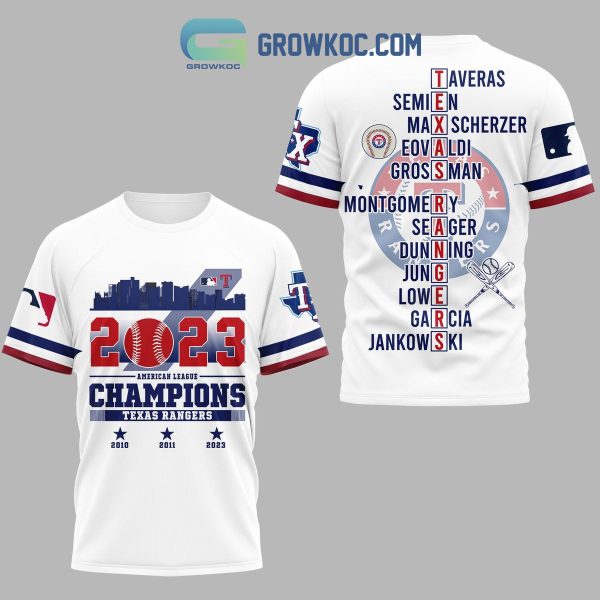 2023 American League Champions Texas Rangers Hoodie T Shirt