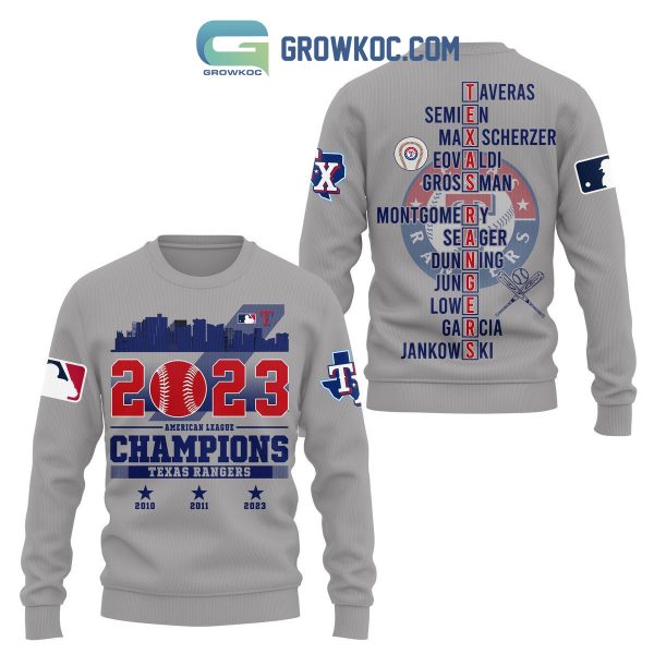 2023 American League Champions Texas Rangers Hoodie T Shirt
