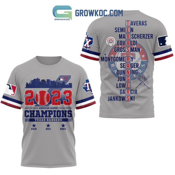 2023 American League Champions Texas Rangers Hoodie T Shirt