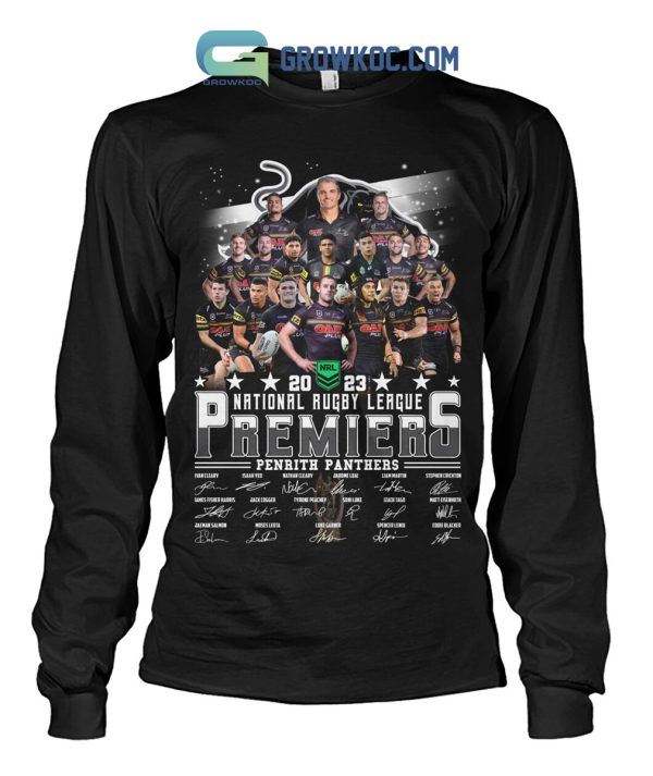 2023 National Rugby League Premiers Penrith Panthers T Shirt
