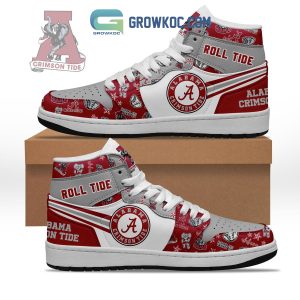 Alabama Crimson Tide Roll Tide Air Jordan 1 Shoes