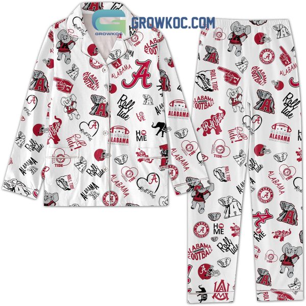 Alabama Crimson Tide Roll Tide Pajamas Set