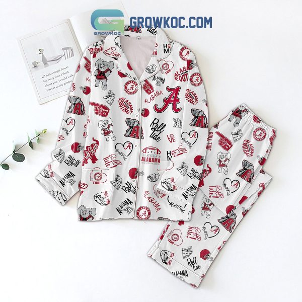 Alabama Crimson Tide Roll Tide Pajamas Set