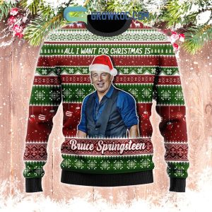 All I Want For Christmas Is Bruce Springsteen Christmas Ugly Sweater
