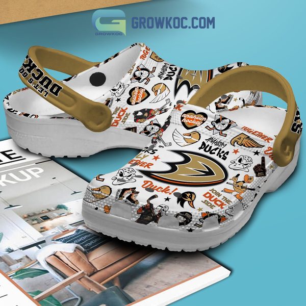 Anaheim Ducks Let’s Go Ducks Clogs Crocs