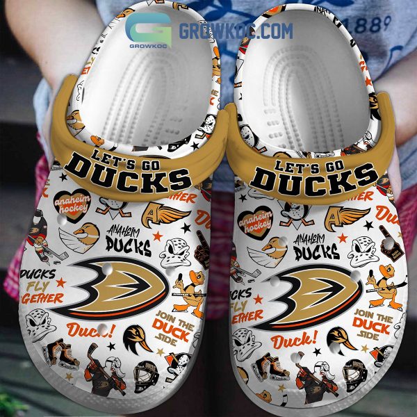 Anaheim Ducks Let’s Go Ducks Clogs Crocs