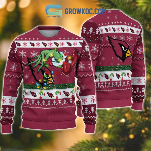 Arizona Cardinals NFL Grinch Christmas Ugly Sweater